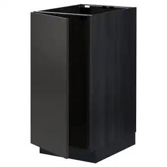 IKEA Metod Benkeskap t kum/avfallsortering, svart/nickebo matt antrasitt, 40x60 cm tilbud