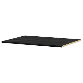 IKEA Utrusta Hylleplate til hjørnebenkeskap, tremønstret svart, 88 cm tilbud