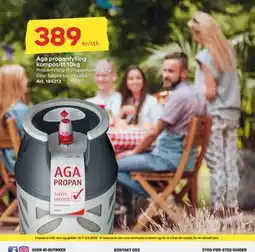 Byggmax Aga propanfylling kompositt 10kg, NOK 389 tilbud