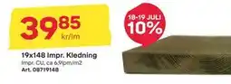 Byggmax 19x148 Impr. Kledning, NOK 39.85 tilbud