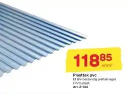 Byggmax Plasttak pvc, NOK 118.85 tilbud