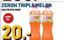 Price Lagerbutikk ZEROH TRIPLE MELON tilbud
