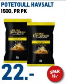 Price Lagerbutikk POTETGULL HAVSALT tilbud