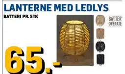 Price Lagerbutikk LANTERNE MED LEDLYS tilbud