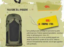 XXL Sport Fulu core , ryggsekk tilbud