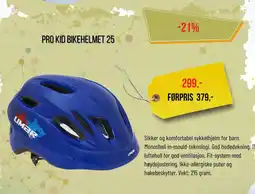 XXL Sport PRO KID BIKEHELMET 25 tilbud