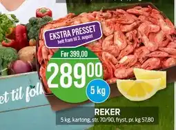 Kiwi REKER, NOK 289 tilbud