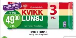 Kiwi KVIKK LUNSJ, NOK 49.9 tilbud