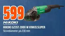 Obs Bygg HIKOKI G23ST 2000 W VINKELSLIPER, NOK 599 tilbud