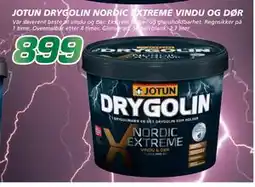 Coop Byggmix JOTUN DRYGOLIN NORDIC EXTREME VINDU OG DØR, NOK 899 tilbud