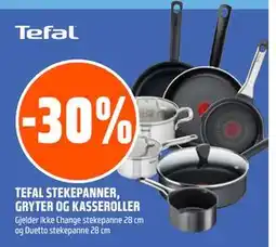 Coop Obs TEFAL STEKEPANNER, GRYTER OG KASSEROLLER tilbud