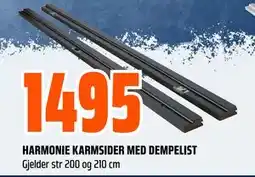 Obs Bygg HARMONIE KARMSIDER MED DEMPELIST, NOK 1495 tilbud