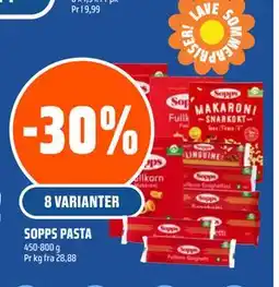 Coop Obs SOPPS PASTA tilbud