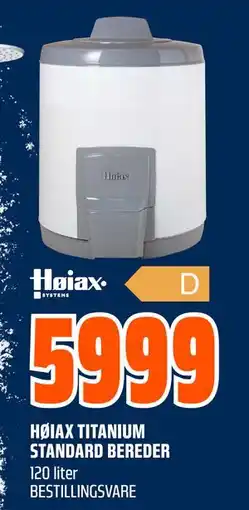 Obs Bygg HØIAX TITANIUM STANDARD BEREDER, NOK 5999 tilbud