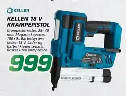 Coop Byggmix KELLEN 18 V KRAMPEPISTOL, NOK 999 tilbud