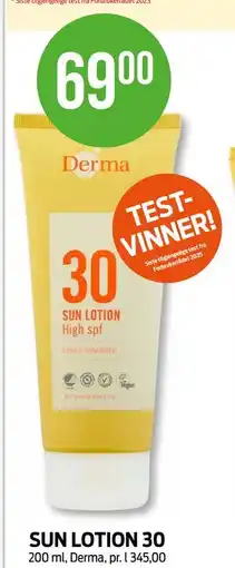 Kiwi SUN LOTION 30, NOK 69 tilbud