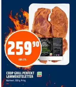 Coop Obs COOP GRILL PERFEKT LAMMEKOTELETTER, NOK 259.9 tilbud
