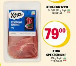 Coop Extra XTRA SPEKESKINKE, NOK 79 tilbud