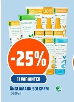 Coop Obs ÄNGLAMARK SOLKREM tilbud