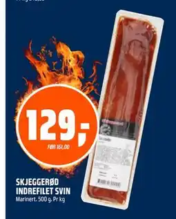 Coop Obs SKJEGGERØD INDREFILET SVIN, NOK 129 tilbud