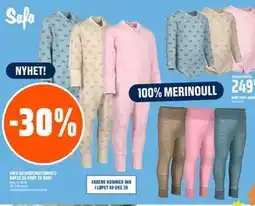 Coop Obs SAFA ULLBODY/NATTDRAKT/ BUKSE OG BODY TIL BABY tilbud