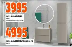 Obs Bygg DUXA SARA BADEROMSMØBEL 60 CM, NOK 4995 tilbud