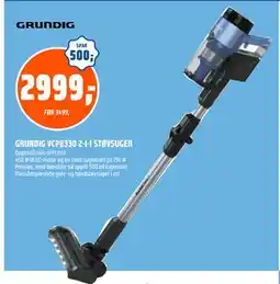 Coop Obs GRUNDIG VCP8330 2-I-1 STØVSUGER, NOK 2999 tilbud
