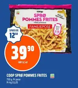 Coop Obs COOP SPRØ POMMES FRITES, NOK 39.9 tilbud