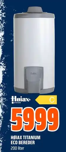 Obs Bygg HØIAX TITANIUM ECO BEREDER, NOK 5999 tilbud