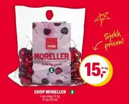 Coop Extra COOP MORELLER, NOK 15 tilbud