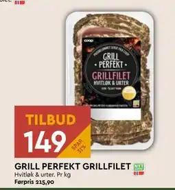 Coop Mega GRILL PERFEKT GRILLFILET, NOK 149 tilbud