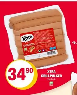 Coop Extra XTRA GRILLPØLSER, NOK 34.9 tilbud