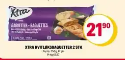 Coop Extra XTRA HVITLØKSBAGUETTER 2 STK, NOK 21.9 tilbud