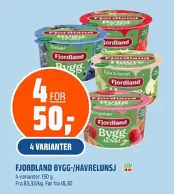 Coop Obs FJORDLAND BYGG-/HAVRELUNSJ, NOK 50 tilbud