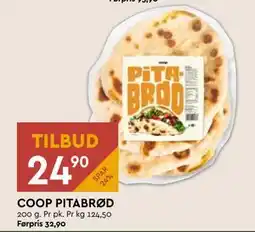 Coop Mega COOP PITABRØD, NOK 24.9 tilbud