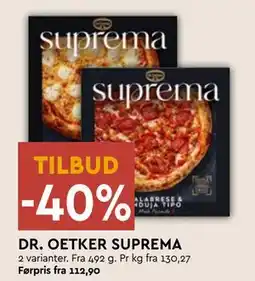 Coop Mega DR. OETKER SUPREMA tilbud