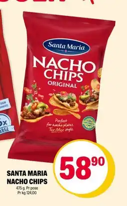 Coop Extra SANTA MARIA NACHO CHIPS, NOK 58.9 tilbud