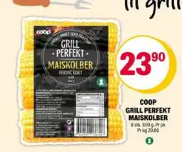 Coop Extra COOP GRILL PERFEKT MAISKOLBER, NOK 23.9 tilbud