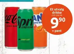 Joker Et utvalg drikke, NOK 9.9 tilbud