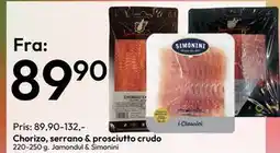 Gigaboks Chorizo, serrano & prosciutto crudo tilbud