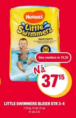 Coop Extra LITTLE SWIMMERS BLEIER STR 3-4, NOK 74.3, Medlemspris tilbud