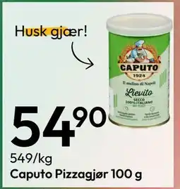 Gigaboks Husk gjær! Caputo Pizzagjør 100 g, NOK 54.9 tilbud
