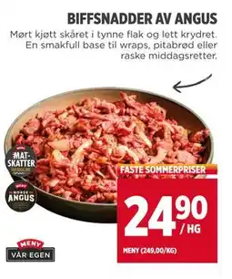 Meny BIFFSNADDER AV ANGUS, NOK 24.9 tilbud
