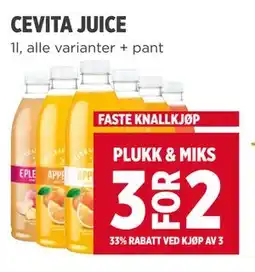 Meny CEVITA JUICE tilbud