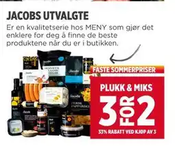 Meny JACOBS UTVALGTE tilbud