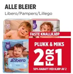 Meny ALLE BLEIER tilbud