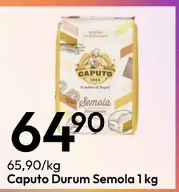 Gigaboks Caputo Durum Semola 1 kg, NOK 64.9 tilbud