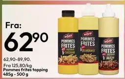Gigaboks Pommes frites topping 485g - 500 g tilbud