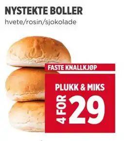 Meny NYSTEKTE BOLLER, NOK 29 tilbud