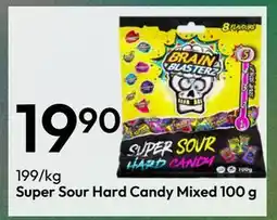 Gigaboks Super Sour Hard Candy Mixed 100 g., NOK 19.9 tilbud